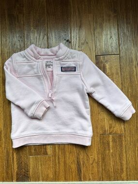 Vineyard Vines 12-18mo Pink Quarter Zip